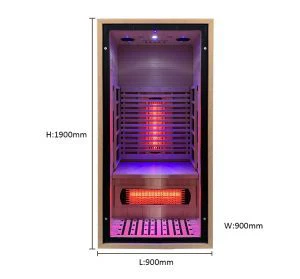 FULL SPECTRUM INFRARED 1 PERSON PIONEER SERIES SAUNA - Image 8